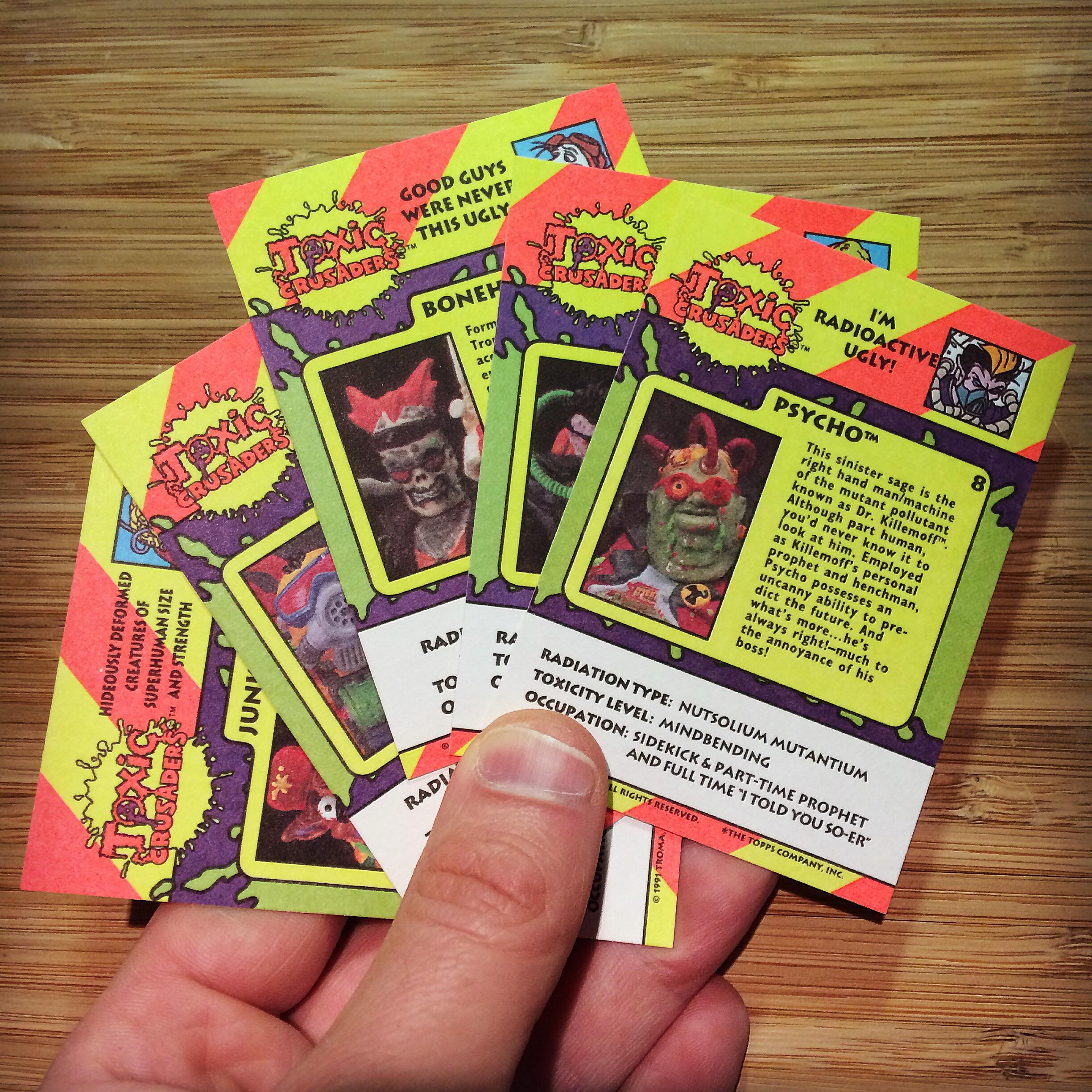 Toxic Crusaders Topps