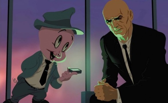 Lex Luthor Porky Pig comic review